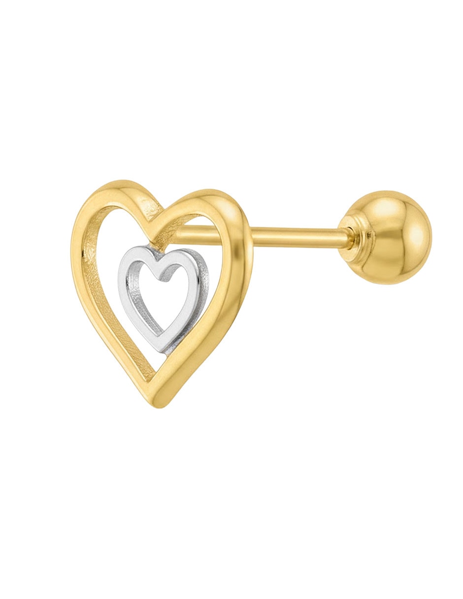 Broqueles 'de (si aplica)' corazón no aplica no aplica 'de' oro 10 k 'con acabado' pulido zirconia Broqueles 'de (si aplica)' corazón no aplica no aplica 'de' oro 10 k 'con acabado' pulido zirconia
