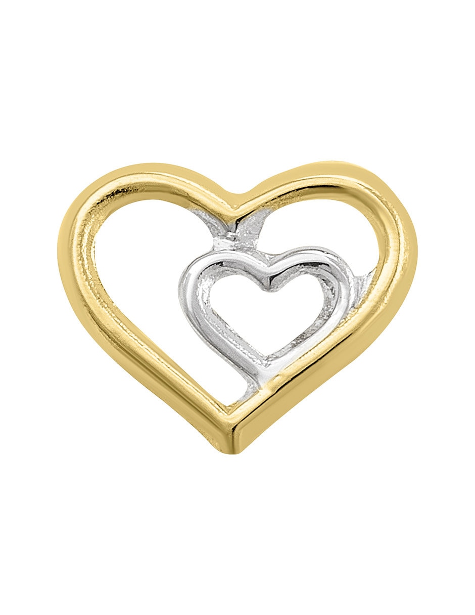 Broqueles "de (si aplica)" corazón no aplica no aplica "de" oro 10 k "con acabado" pulido zirconia 3
