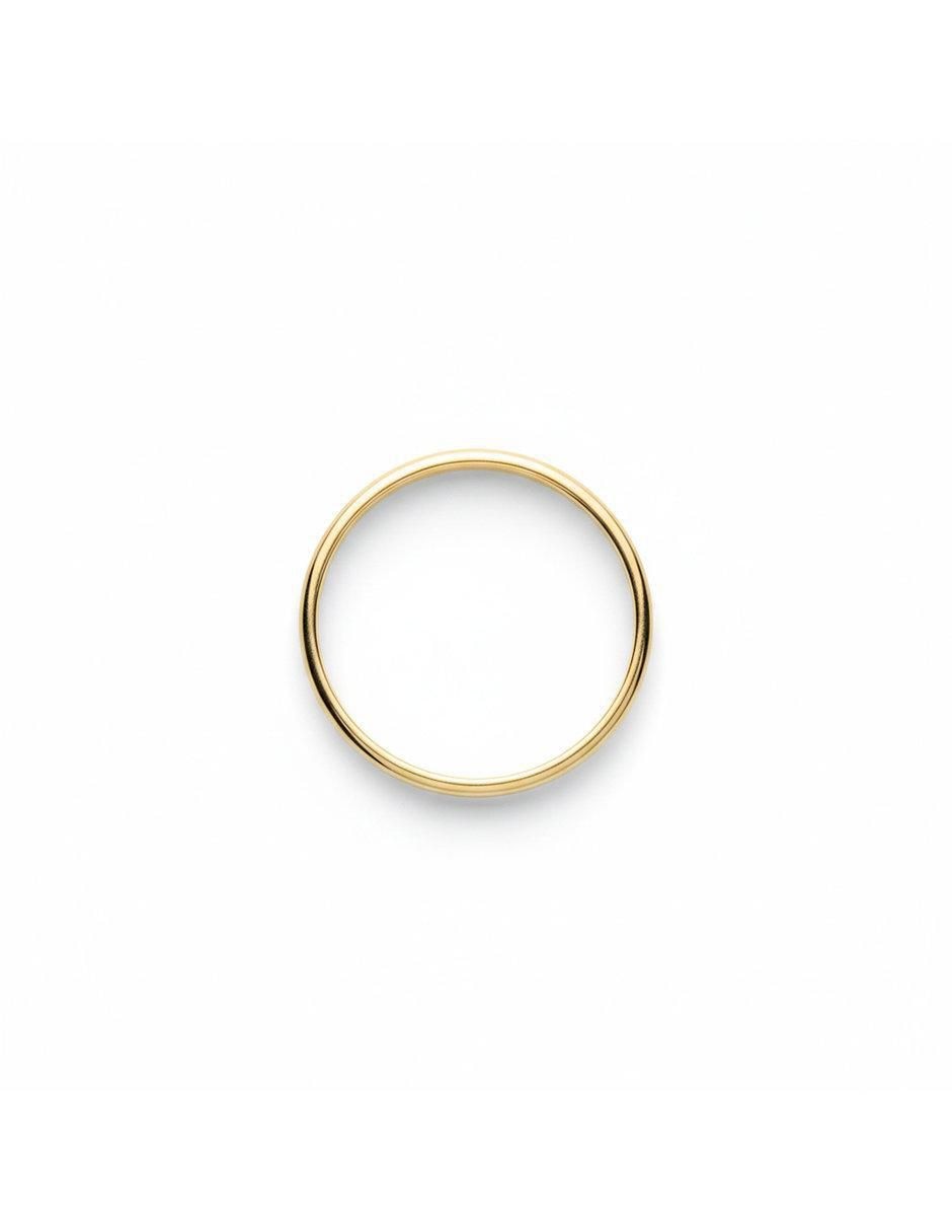 Anillo circular 10 k de oro