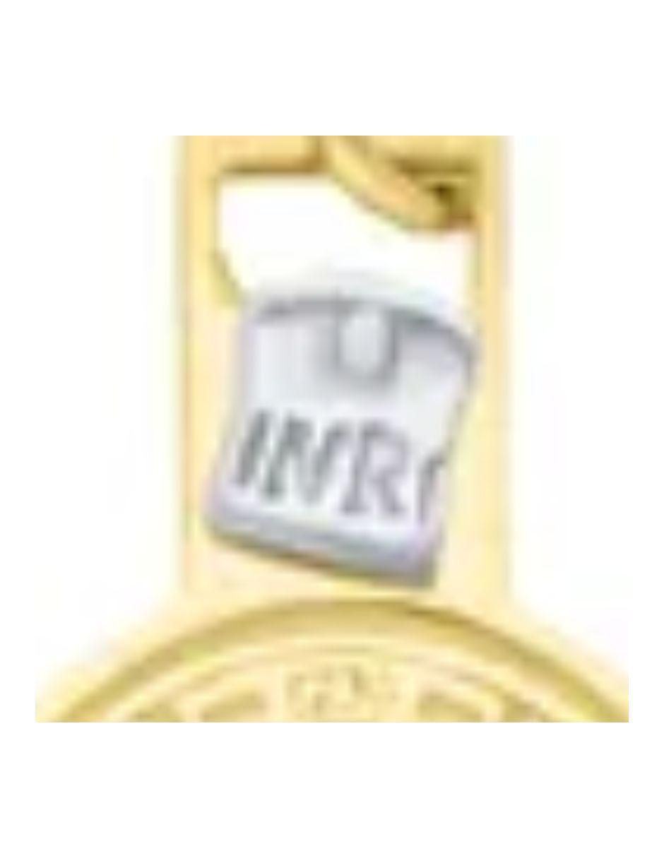 Dije de crucifijo de oro amarillo 14 K 3