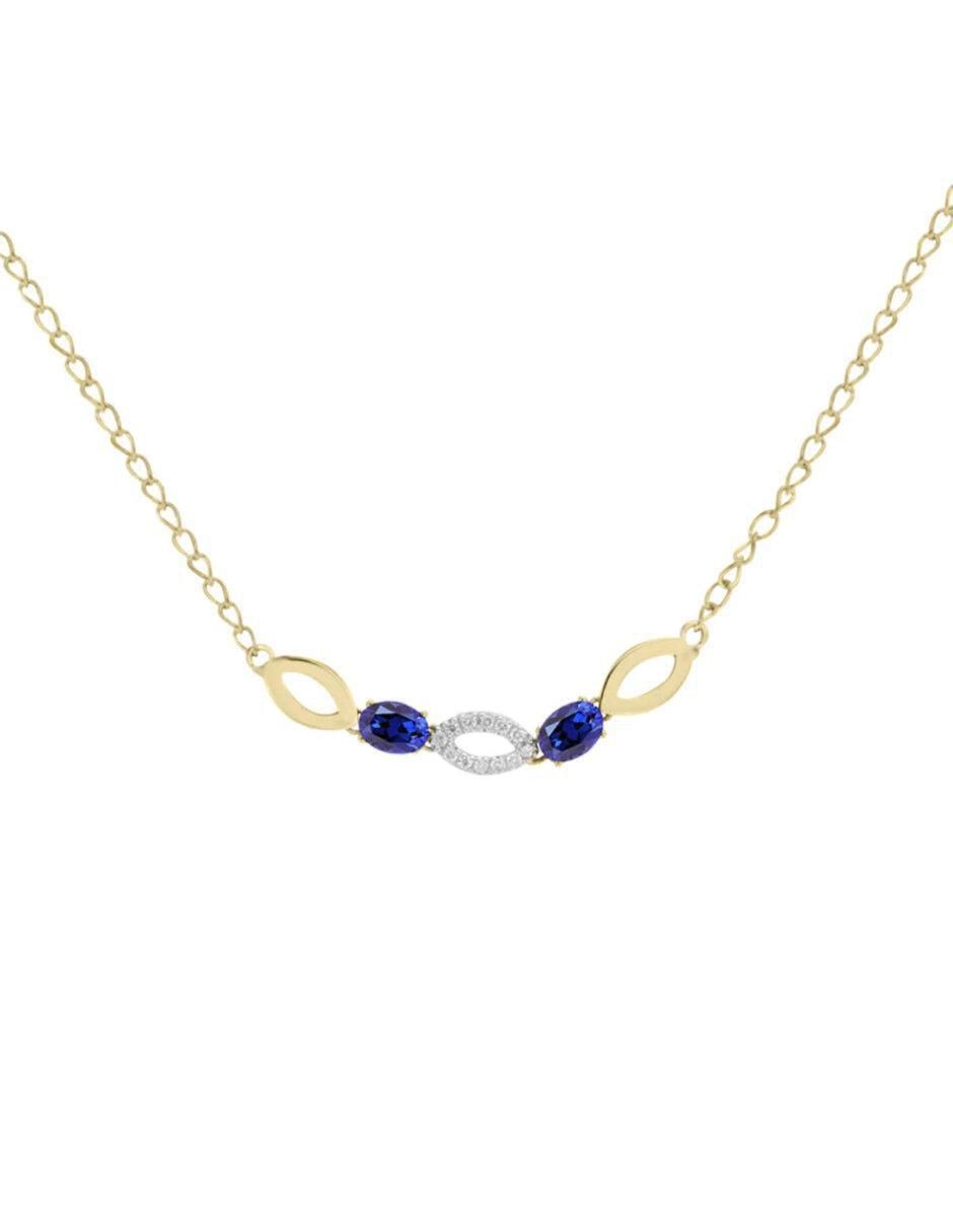 Gargantilla de ovalado Fascinare Noa de oro 14 K Gargantilla de ovalado Fascinare Noa de oro 14 K