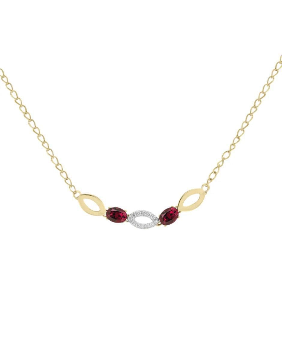 Gargantilla ovalada Noa de oro 14 K Gargantilla ovalada Noa de oro 14 K