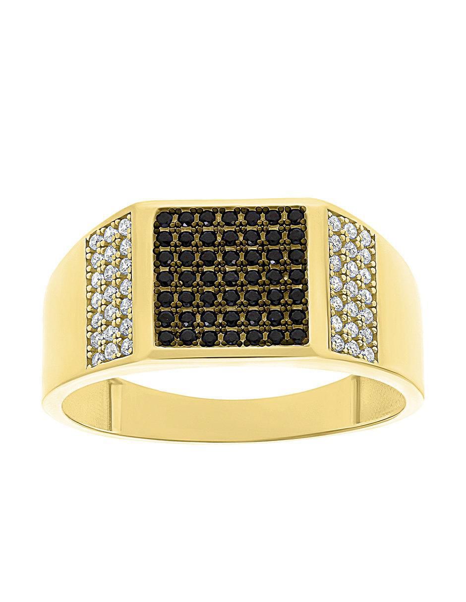 Anillo circular 10 k de oro zirconia pulido Anillo circular 10 k de oro zirconia pulido