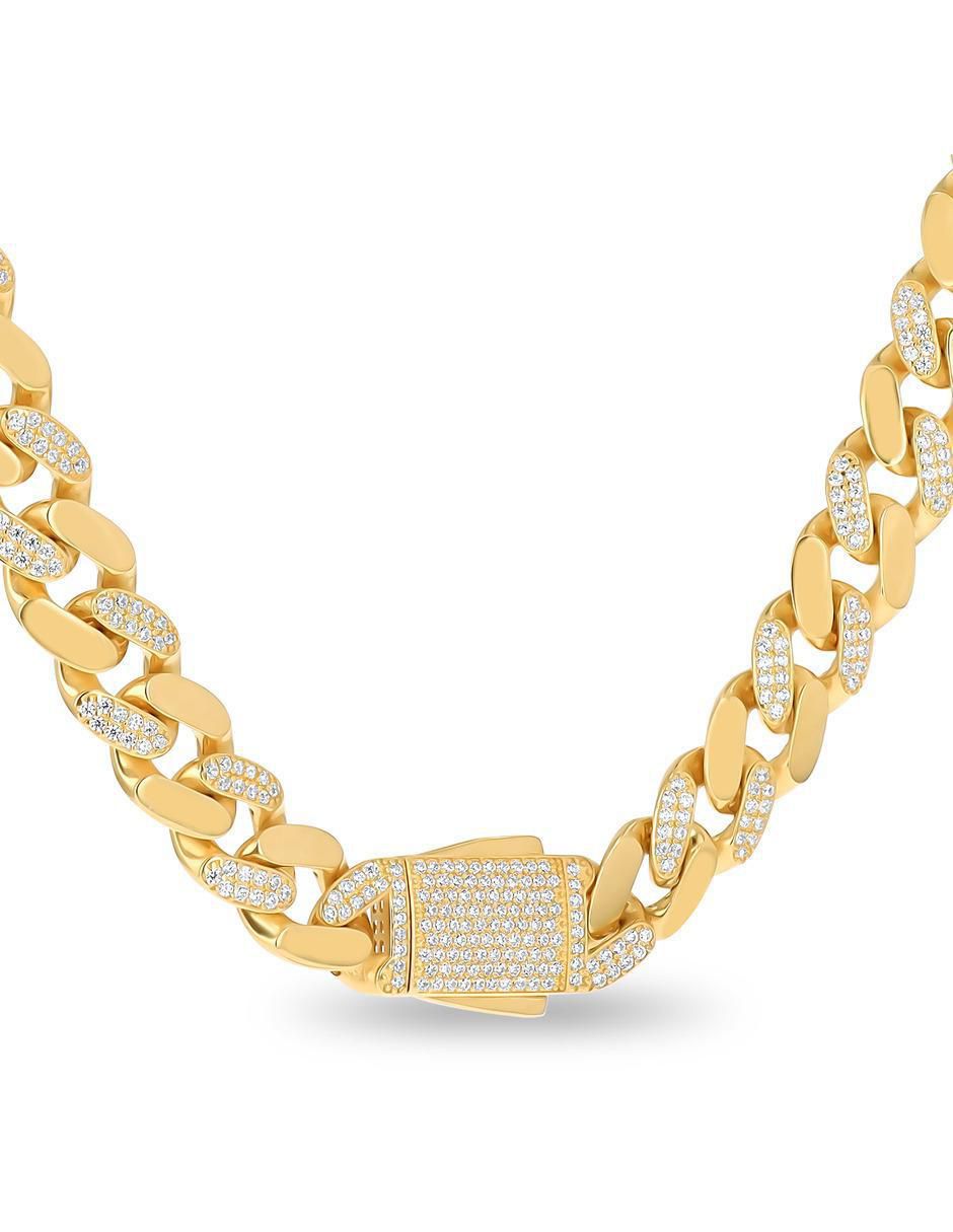 Gargantilla Jaguar pantera de oro amarillo 14 K 4