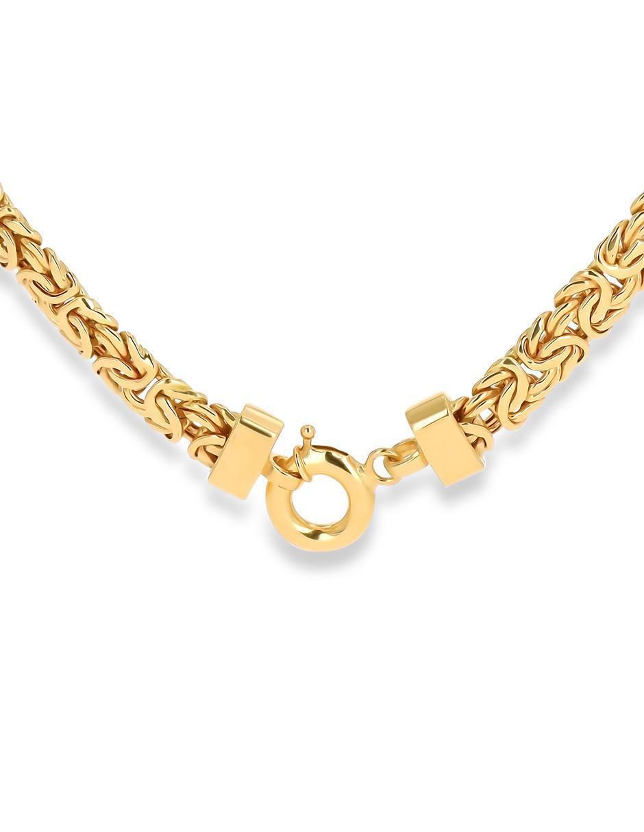 Gargantilla Jaguar pantera de oro amarillo 14 K 3