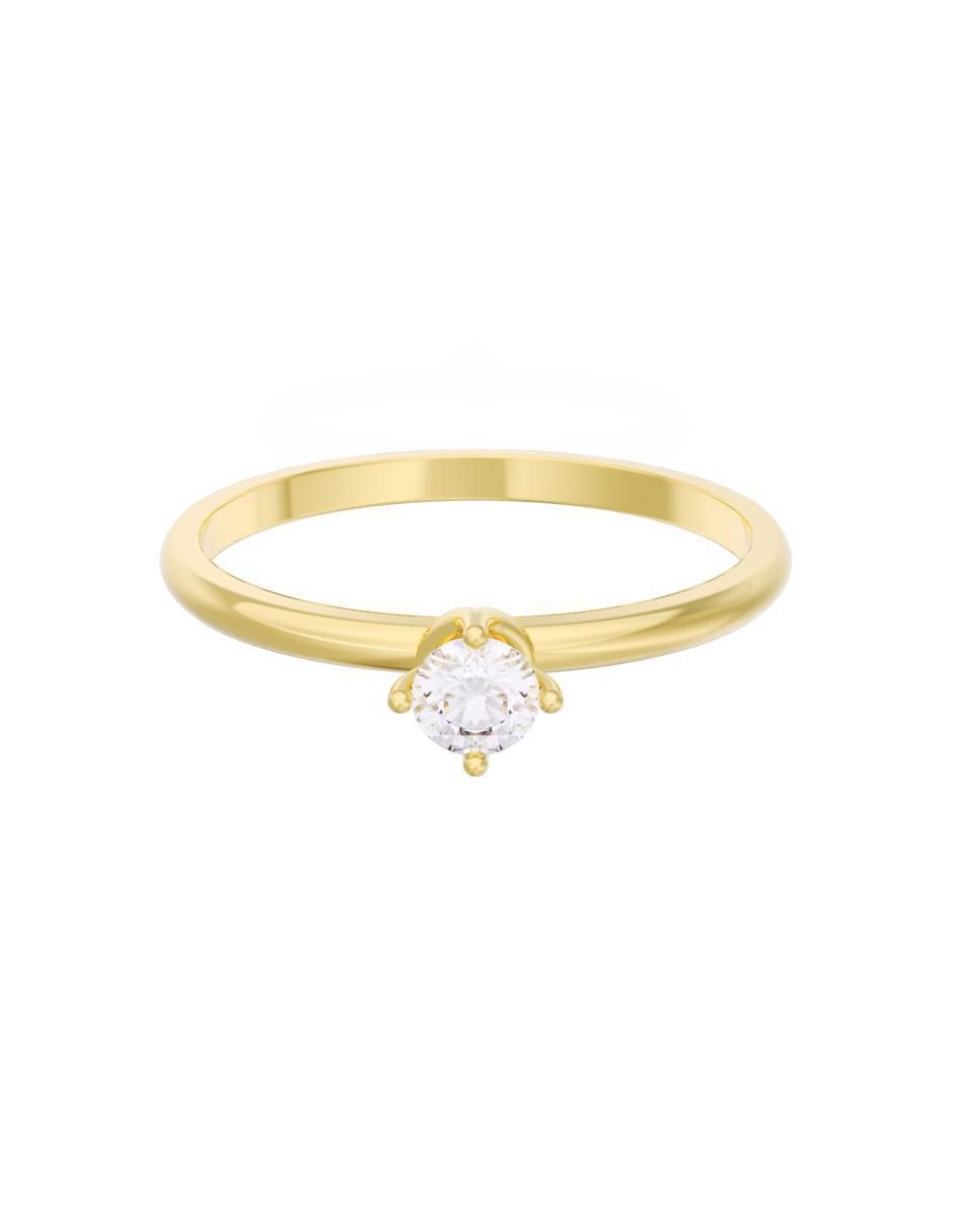 Anillo de compromiso 14 k Eternidad