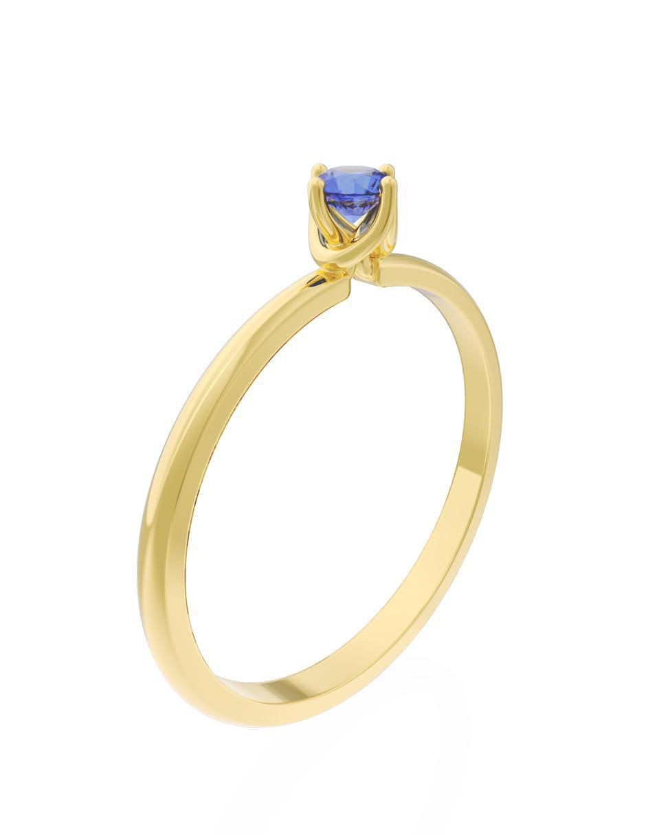 Anillo de compromiso 14 k 2