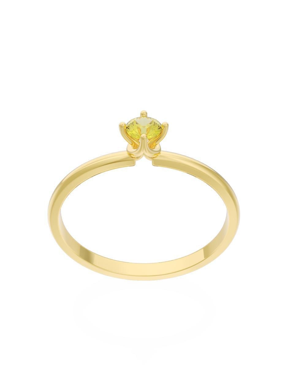 Anillo de compromiso 14 k Eternidad 2025 4