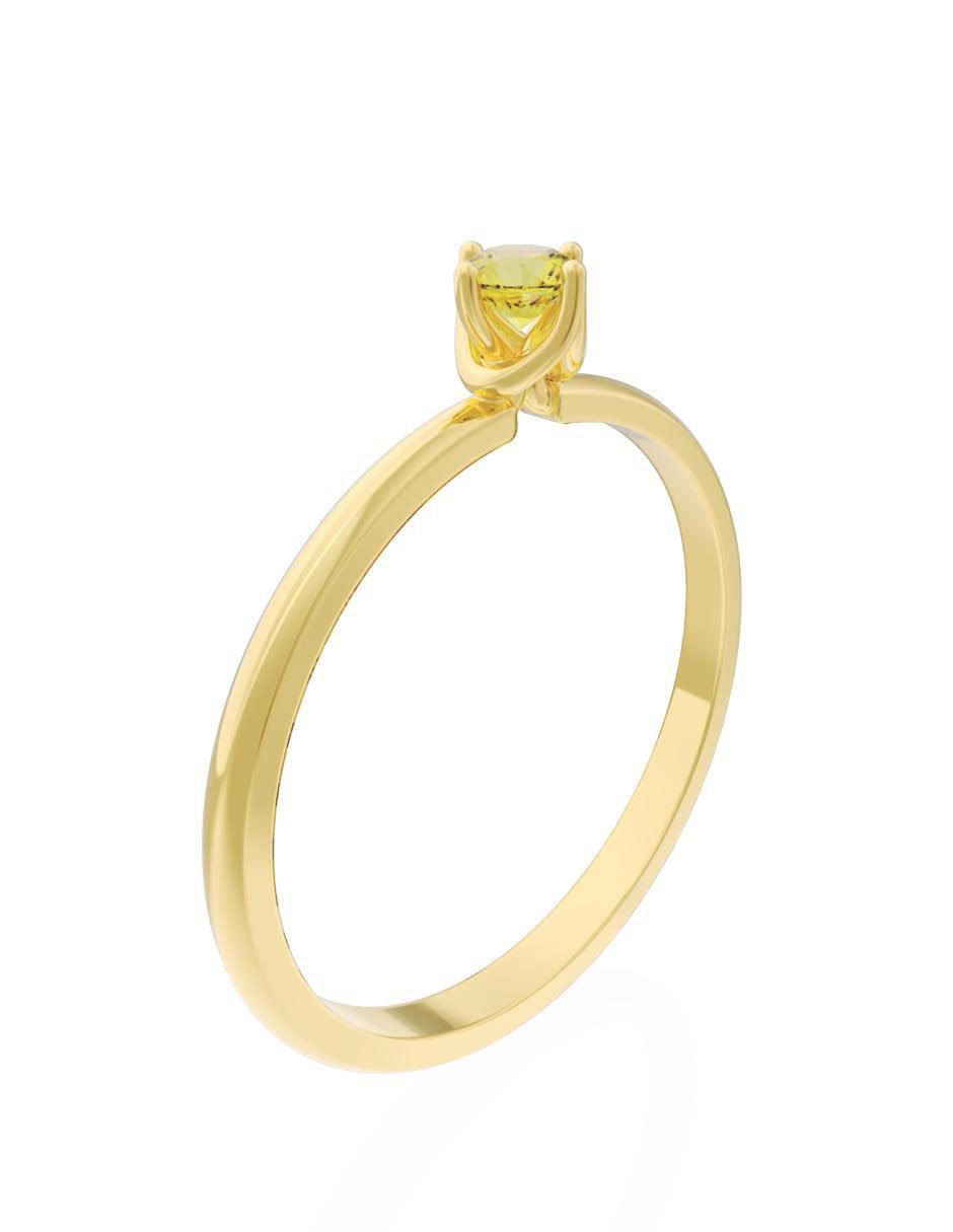 Anillo de compromiso 14 k Eternidad 2025 3