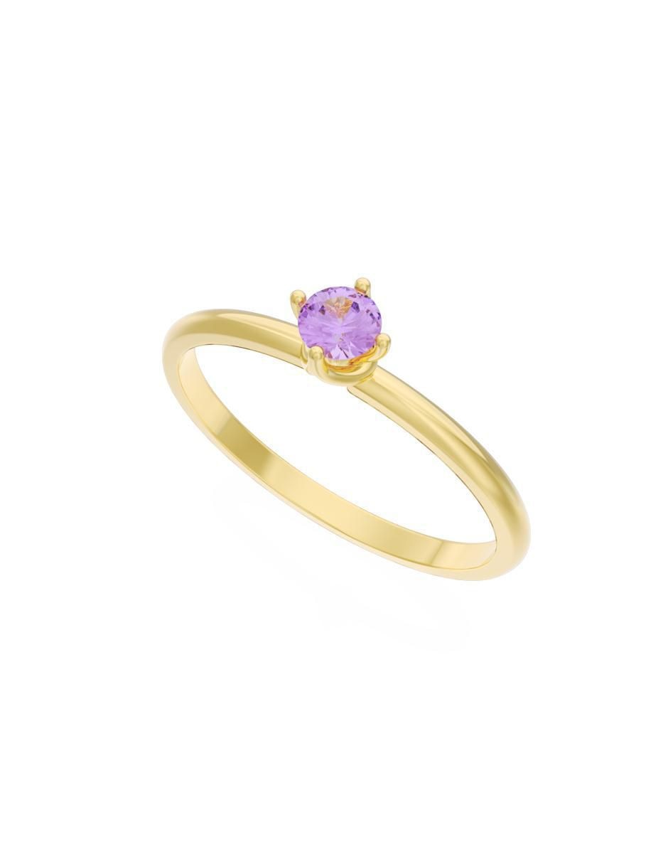 Anillo de compromiso 14 k Eternidad 2025 4