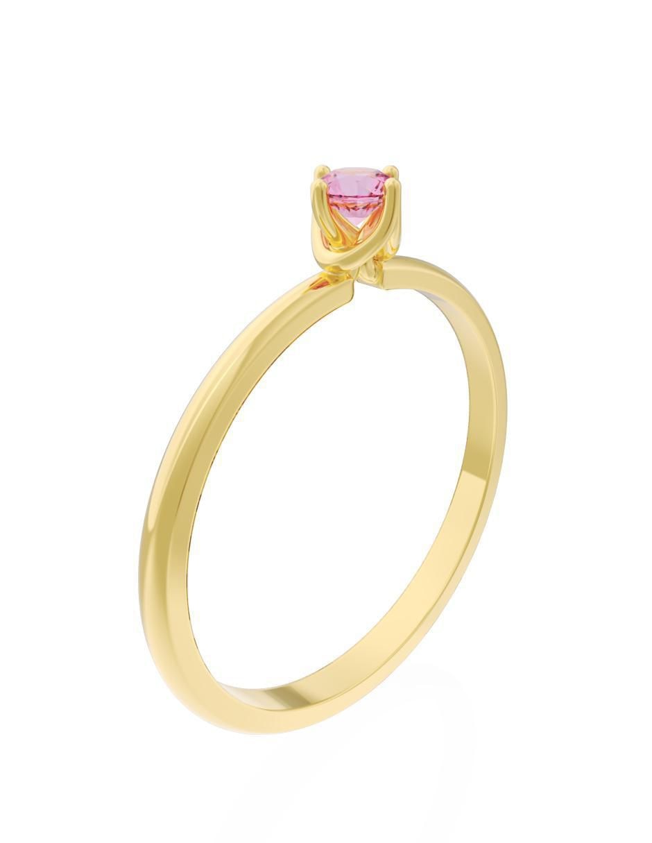 Anillo de compromiso 14 k 2
