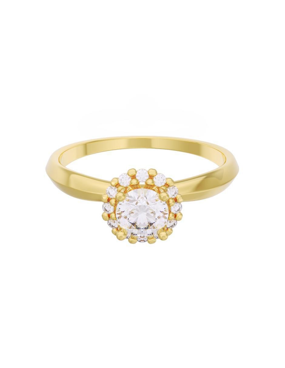 Anillo de compromiso 14 k Eternidad Anillo de compromiso 14 k Eternidad