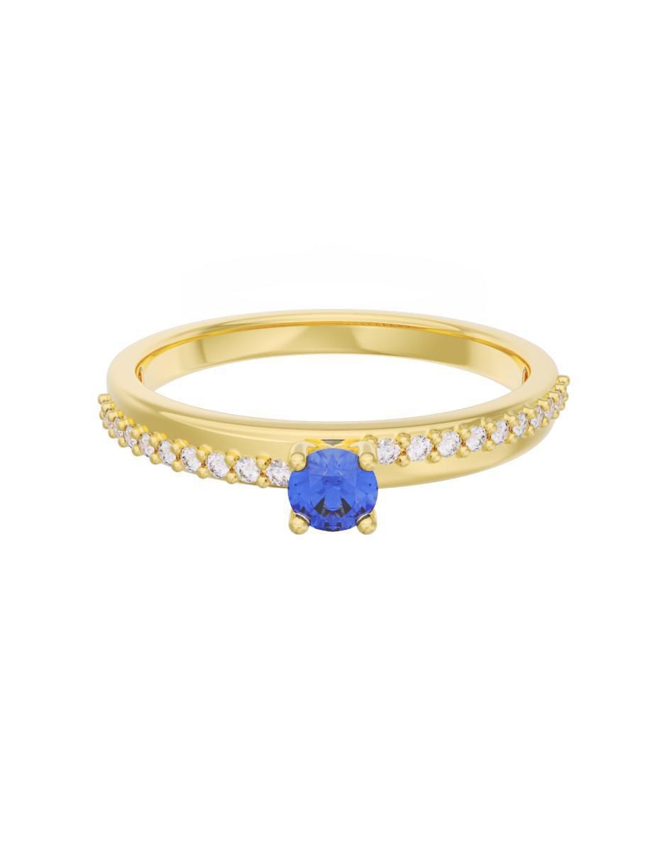 Anillo de compromiso 14 k Eternidad