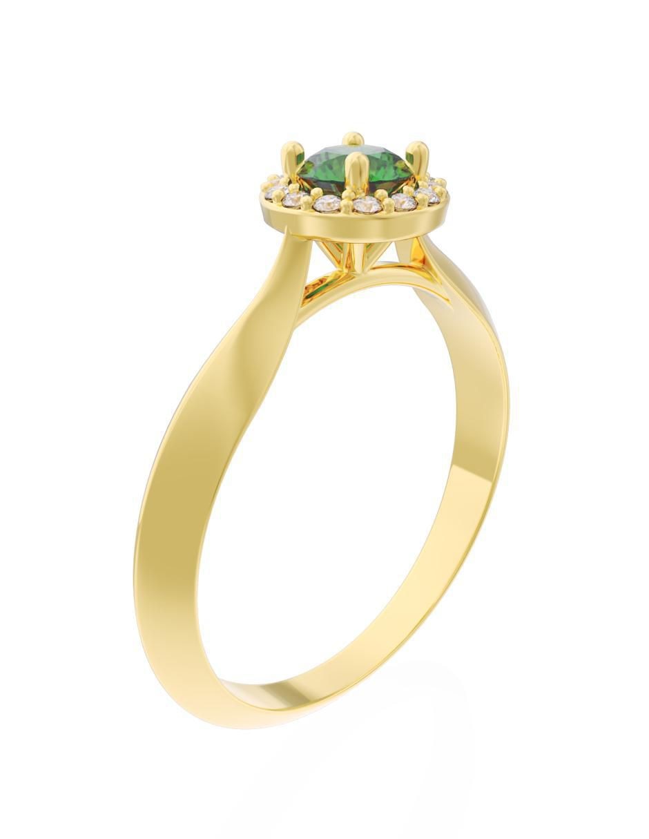 Anillo de compromiso 10 k Eternidad 2
