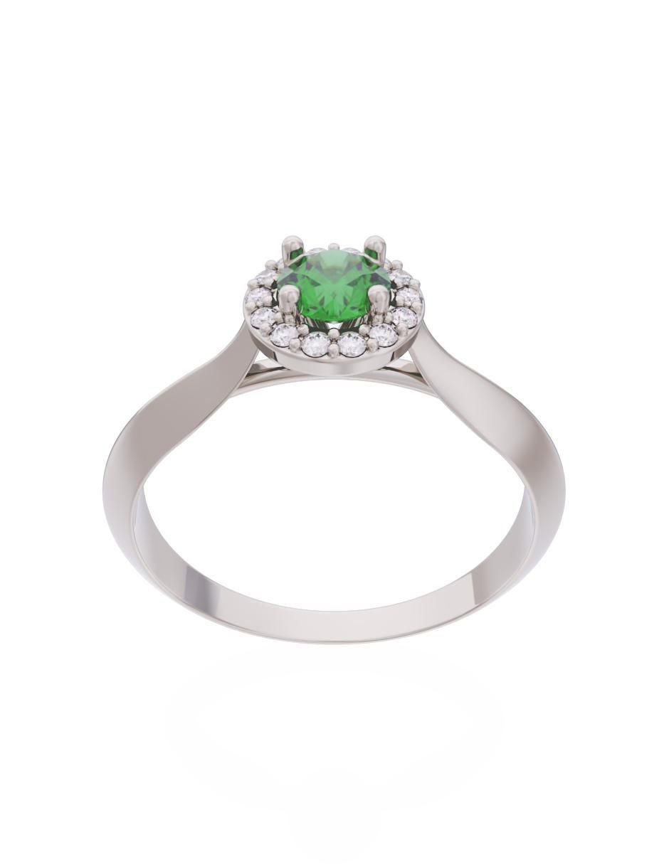 Anillo de compromiso 10 k Eternidad 2