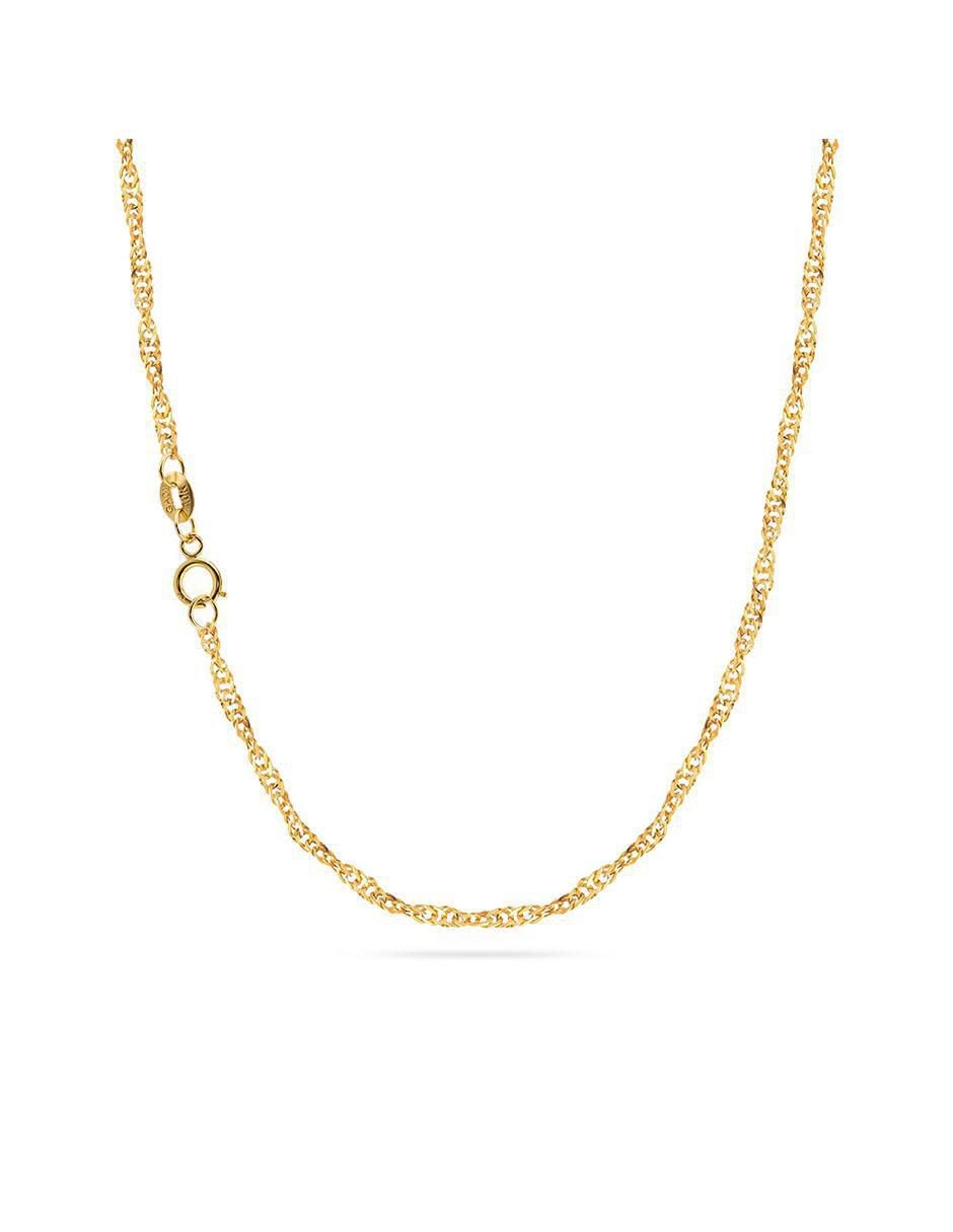 Collar con dije mano de fátima de oro 10 K 2