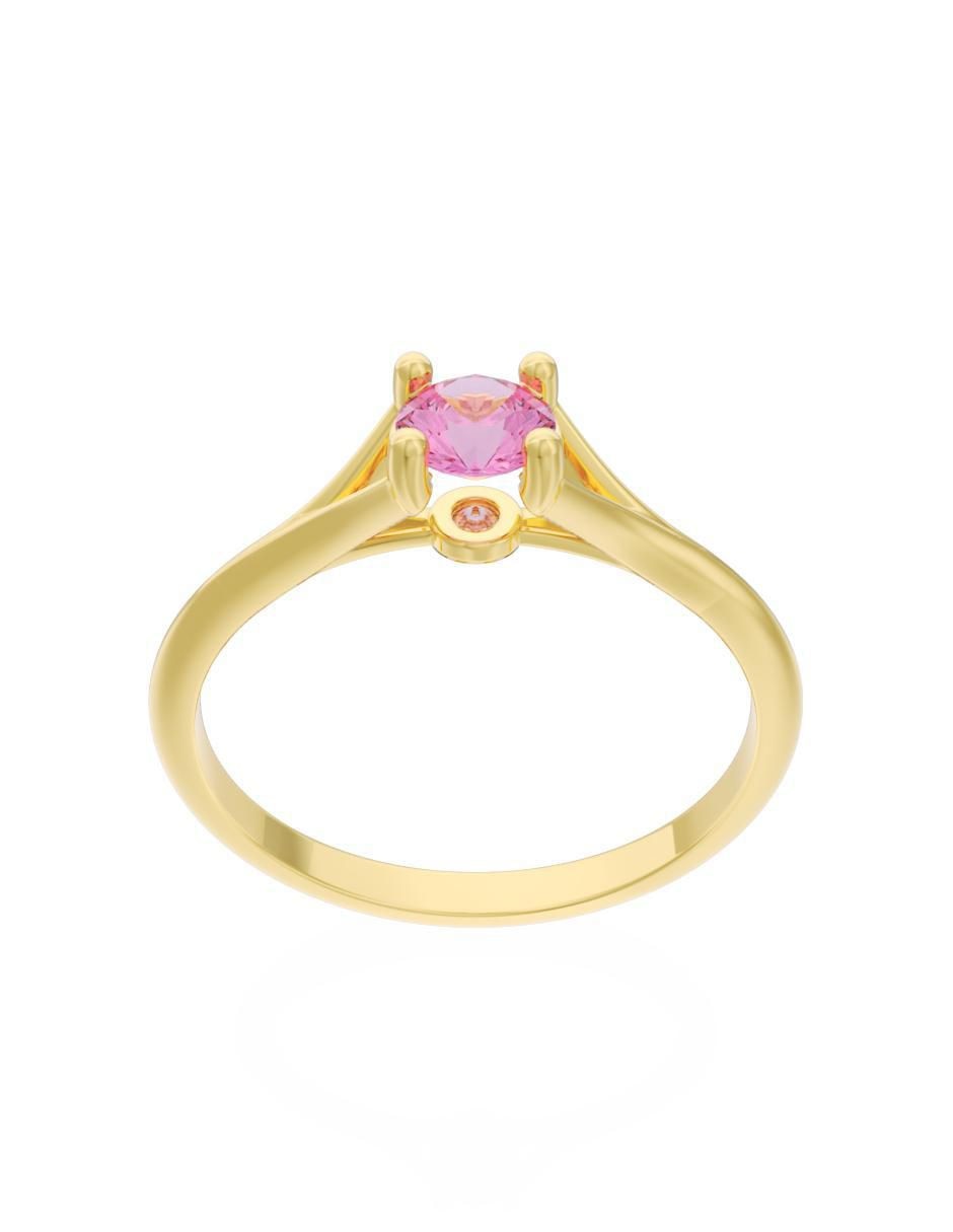 Anillo de compromiso 10 k 3