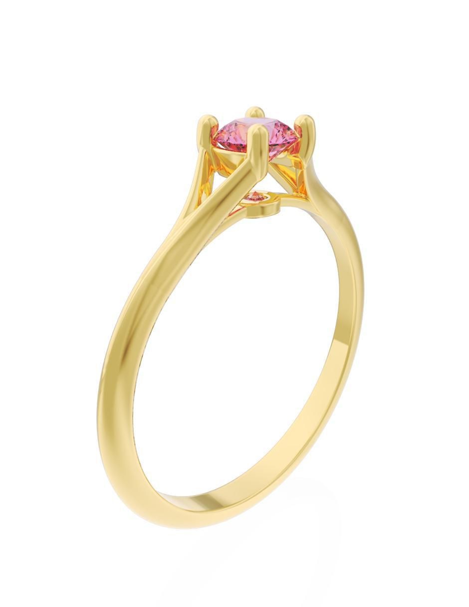 Anillo de compromiso 10 k 2