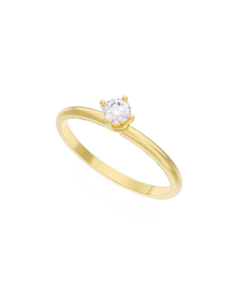 Anillo de compromiso 10 k 4