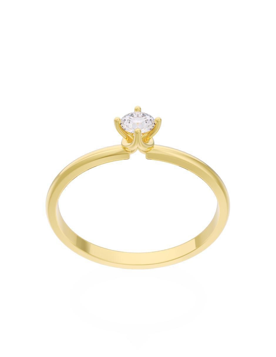 Anillo de compromiso 10 k 3
