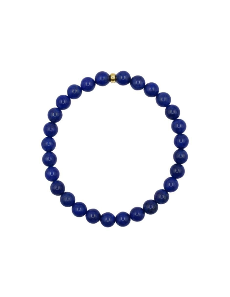 Pulsera de oro con lapislázuli 10 K