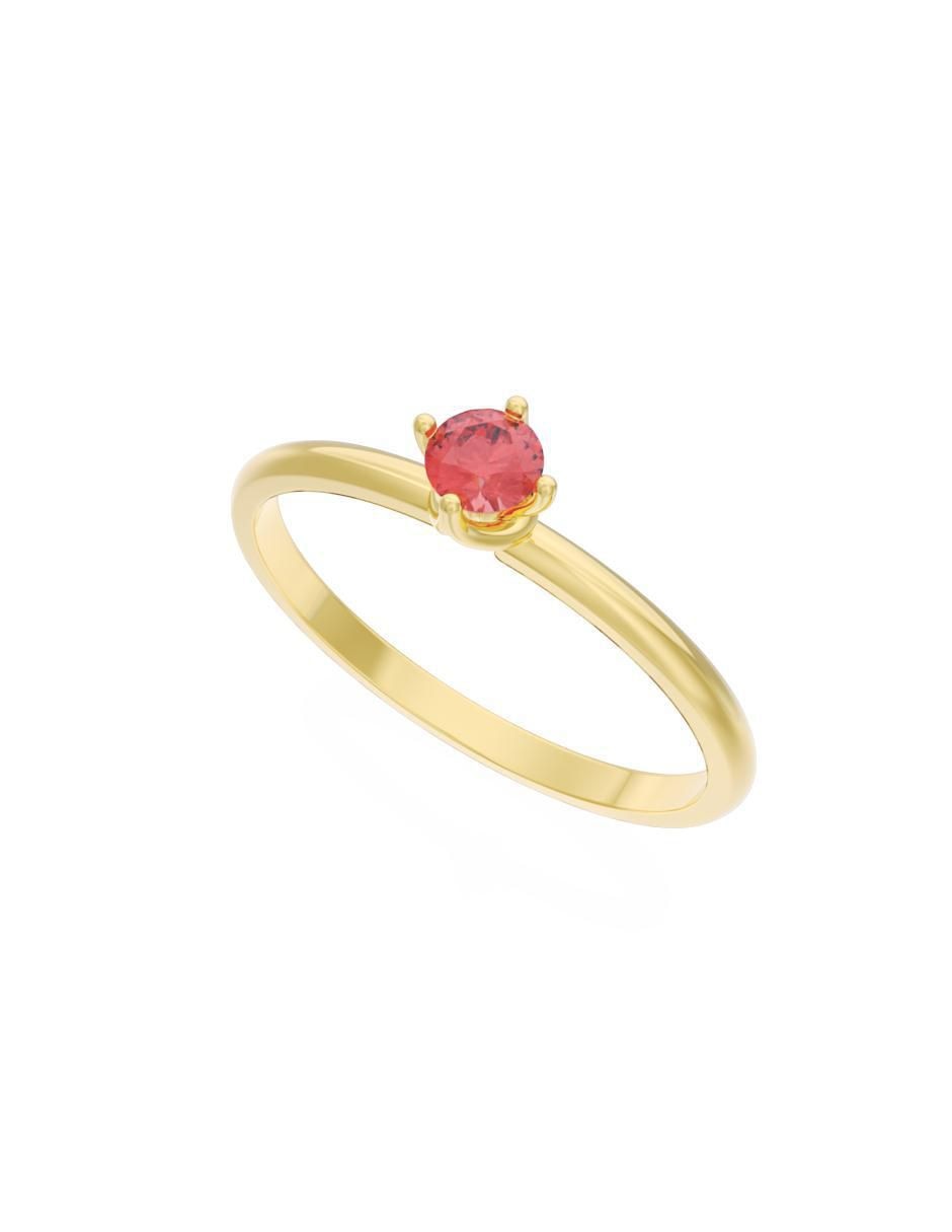 Anillo de compromiso 10 k 4