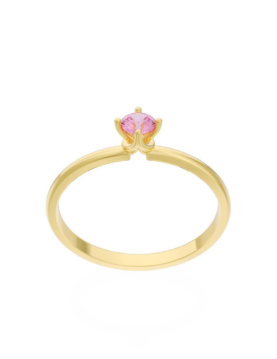 Anillo de compromiso 10 k 3