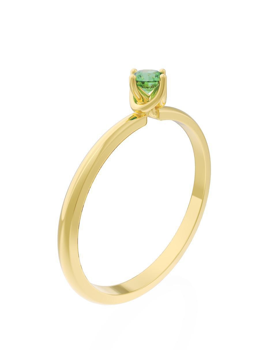 Anillo de compromiso 10 k Eternidad 2