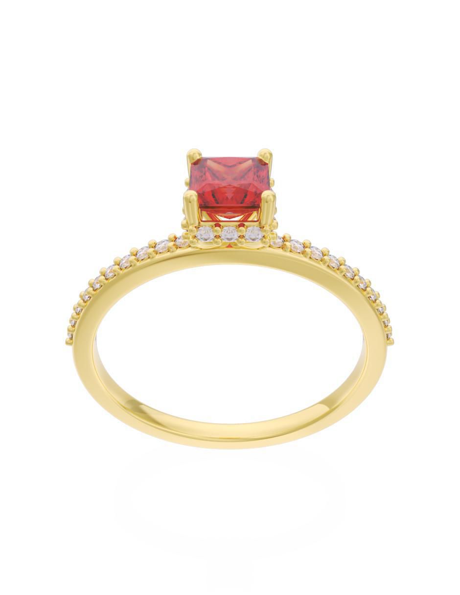 Anillo de compromiso 10 k Eternidad 3