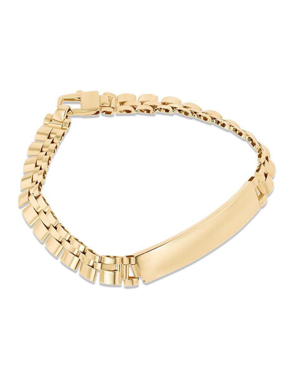 Esclava de oro amarillo 14 K acabado brillante 2