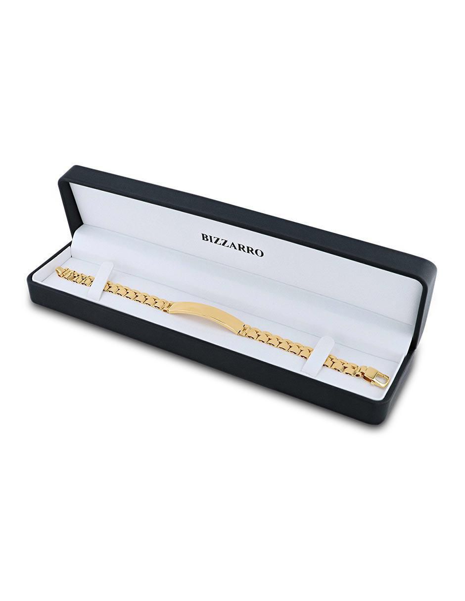 Esclava de oro amarillo 14 K acabado brillante 4