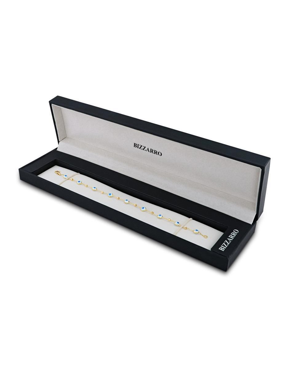 Pulsera Joyerias Bizzarro de oro amarillo 14 k con acabado brillante