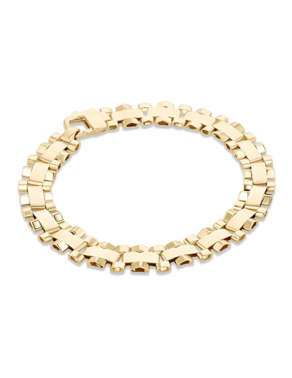Pulsera de oro amarillo 14 K acabado brillante 2