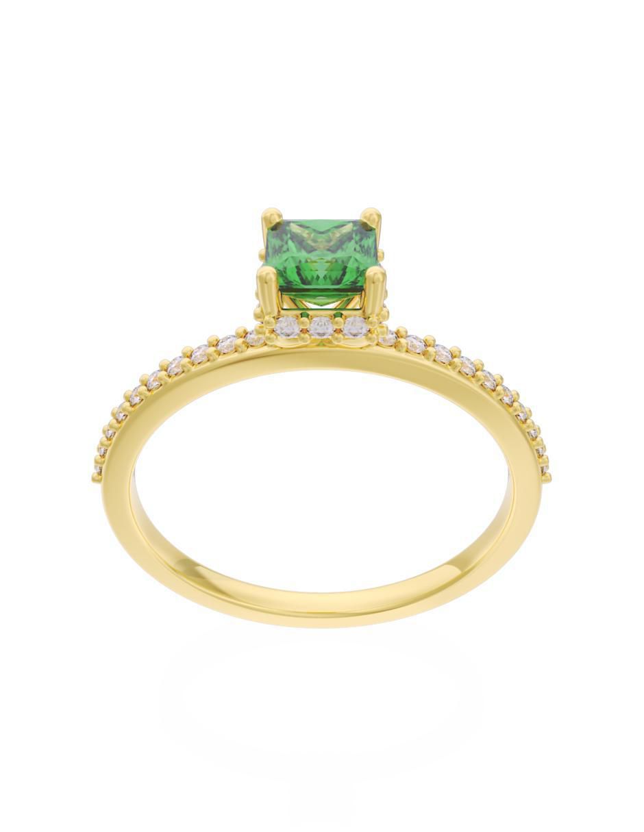 Anillo de compromiso 10 k Eternidad 3