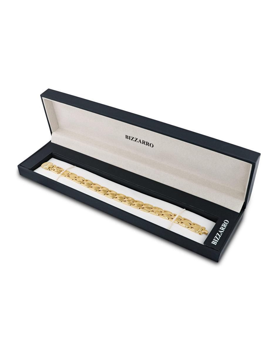 Pulsera de oro amarillo 14 k con acabado brillante Pulsera de oro amarillo 14 k con acabado brillante