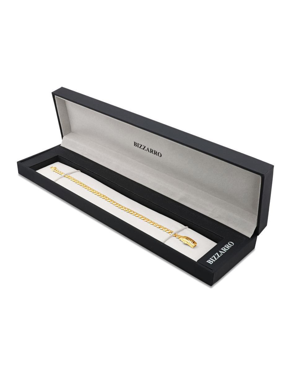 Pulsera de oro amarillo 14 k con acabado brillante Pulsera de oro amarillo 14 k con acabado brillante