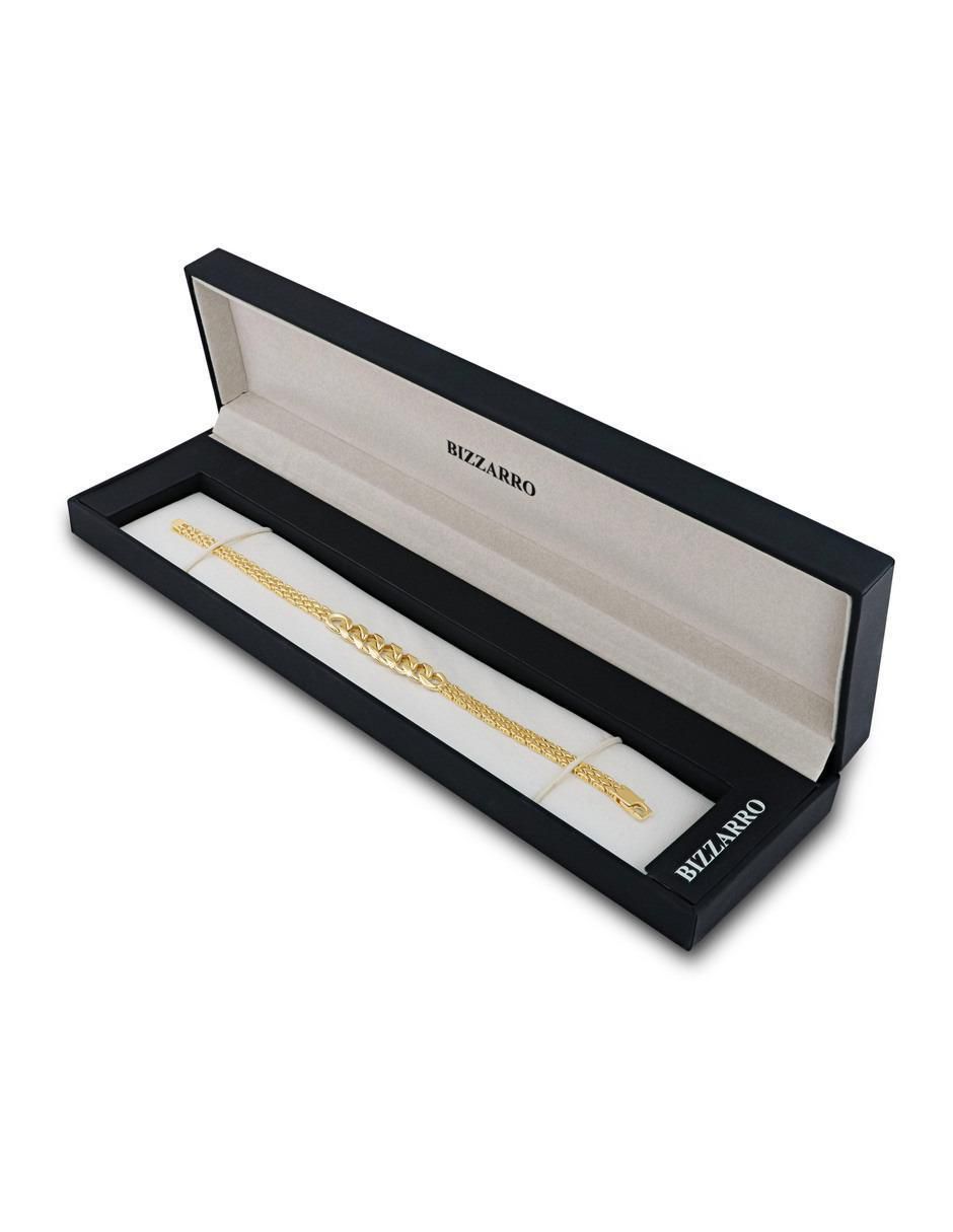 Pulsera de oro amarillo 14 K acabado brillante 4