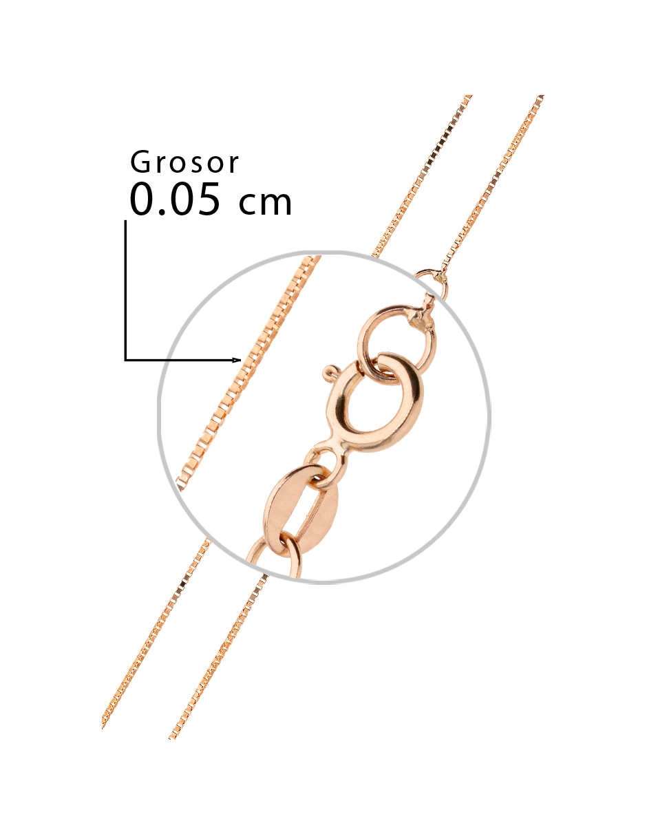 Pulsera de oro 14 K con acabado pulido 6