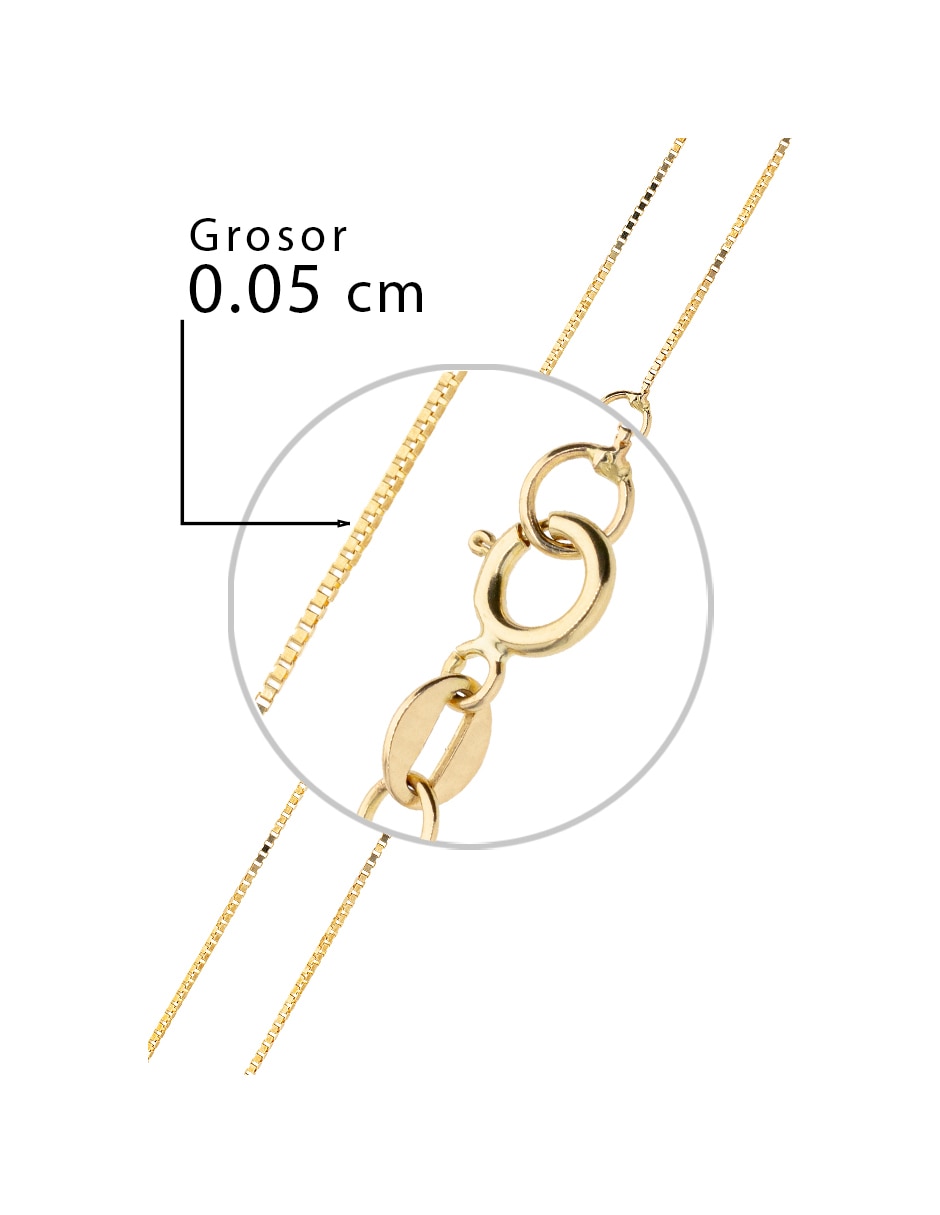 Pulsera Fonelli de oro 14 K con acabado pulido