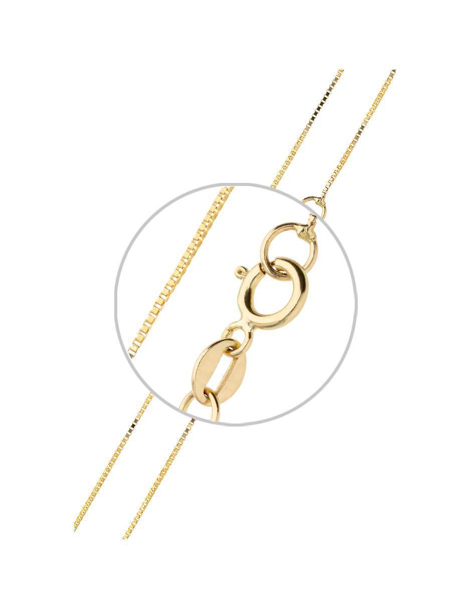 Cadena de cubo Fonelli de oro 14 K