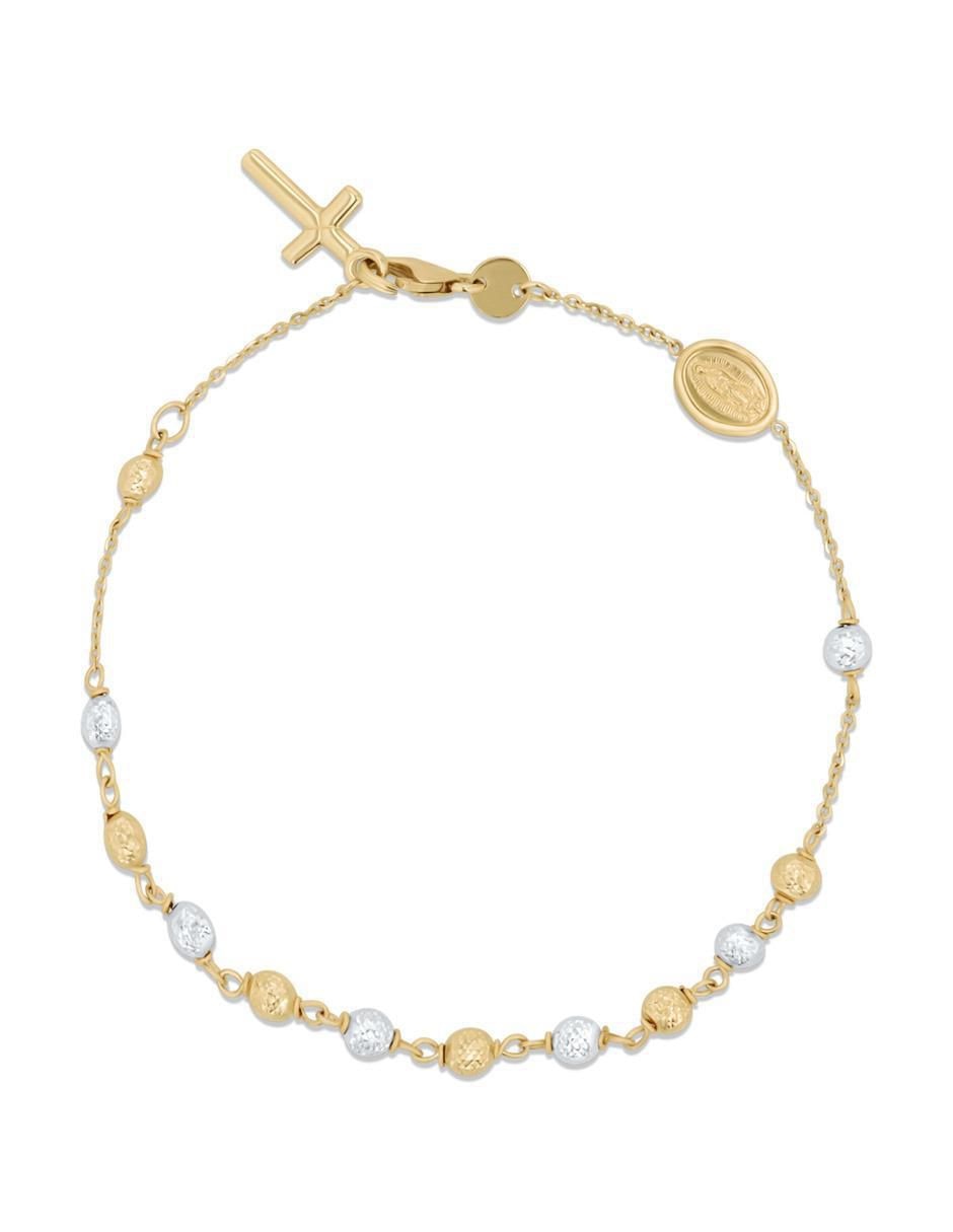 Pulsera de oro amarillo 14 K con acabado brillante Pulsera de oro amarillo 14 K con acabado brillante