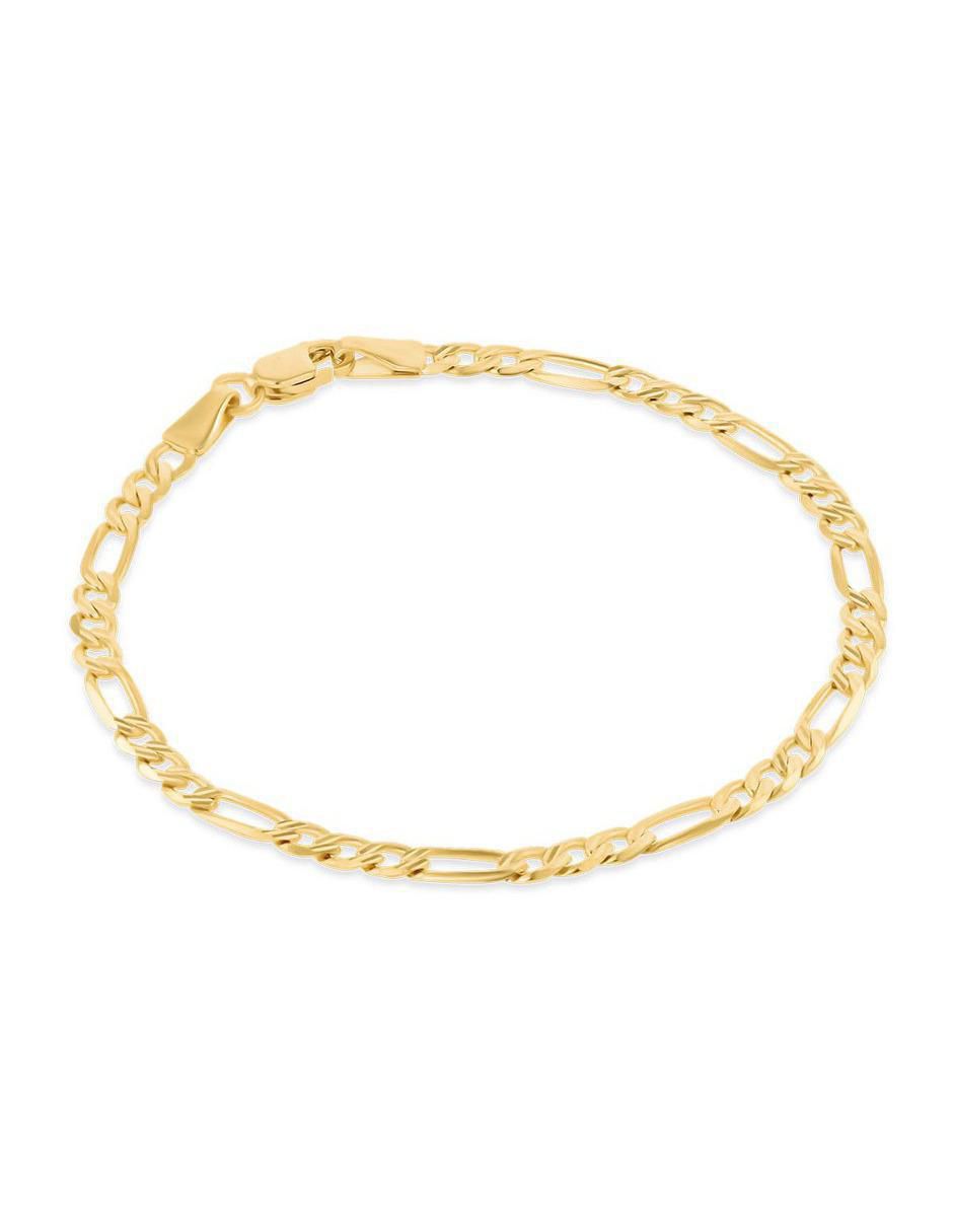 Pulsera de oro amarillo 14 K con acabado brillante 2