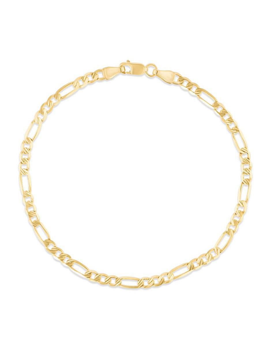 Pulsera de oro amarillo 14 K con acabado brillante Pulsera de oro amarillo 14 K con acabado brillante