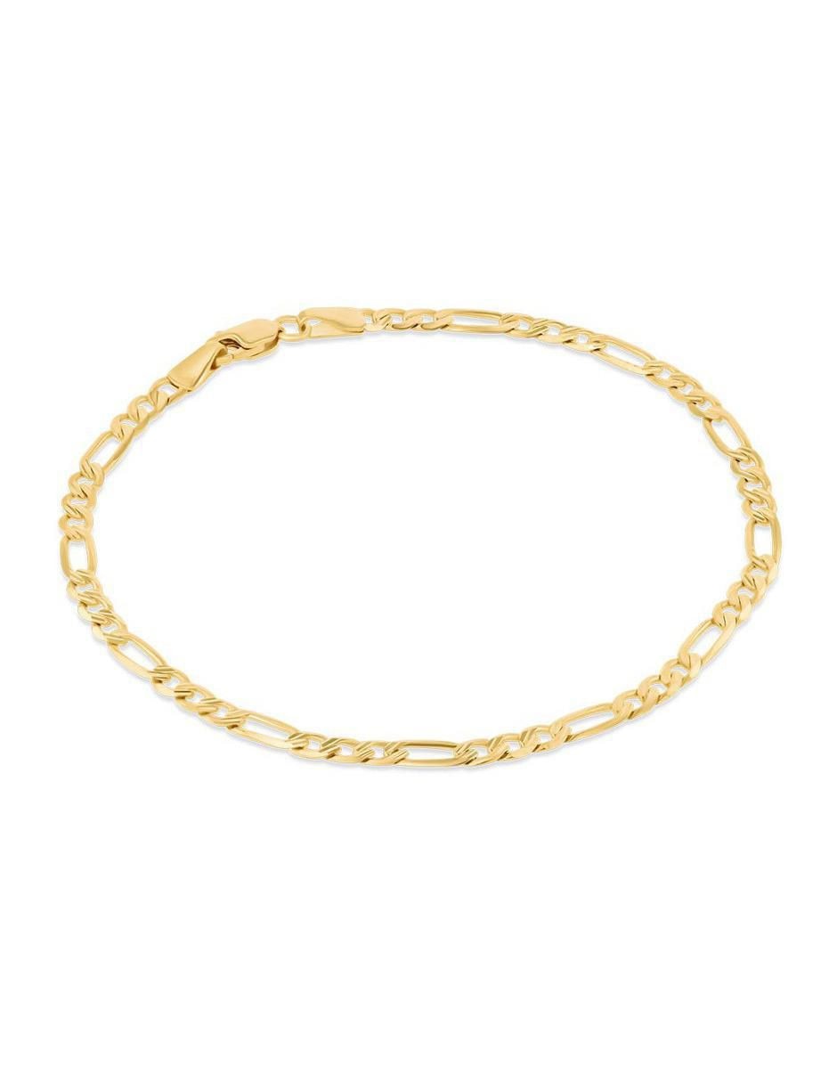 Pulsera de oro amarillo 14 K con acabado brillante 2