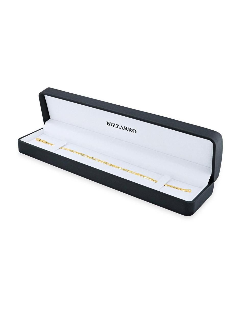 Pulsera de oro amarillo 14 K con acabado brillante 4