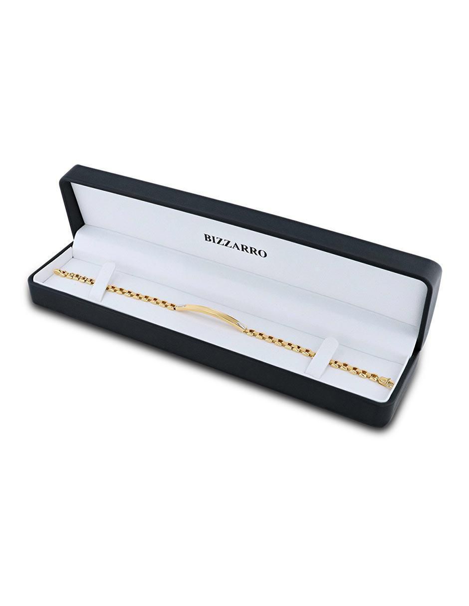 Esclava de oro amarillo 14 K acabado brillante 4