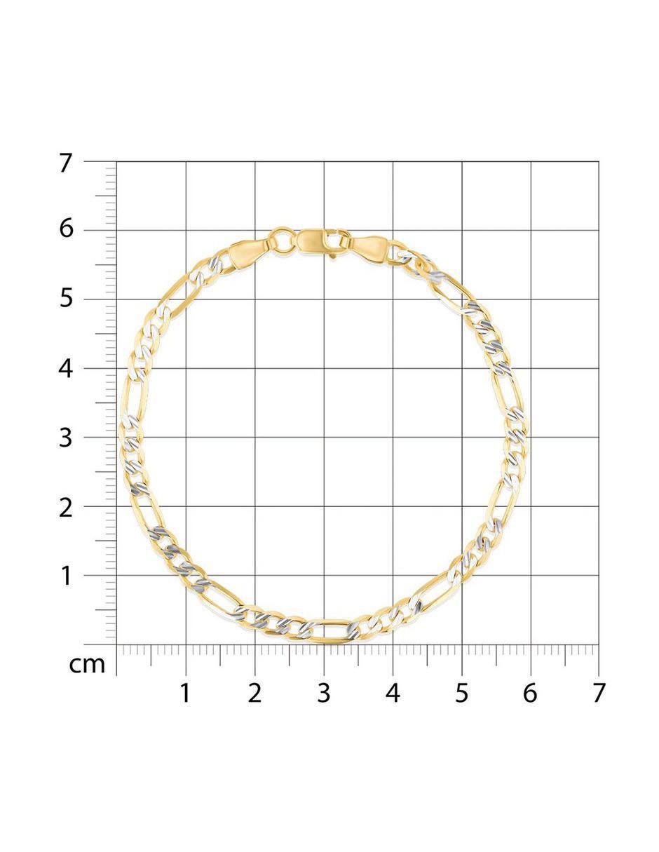 Pulsera Joyerias Bizzarro de oro amarillo 14 K con acabado brillante