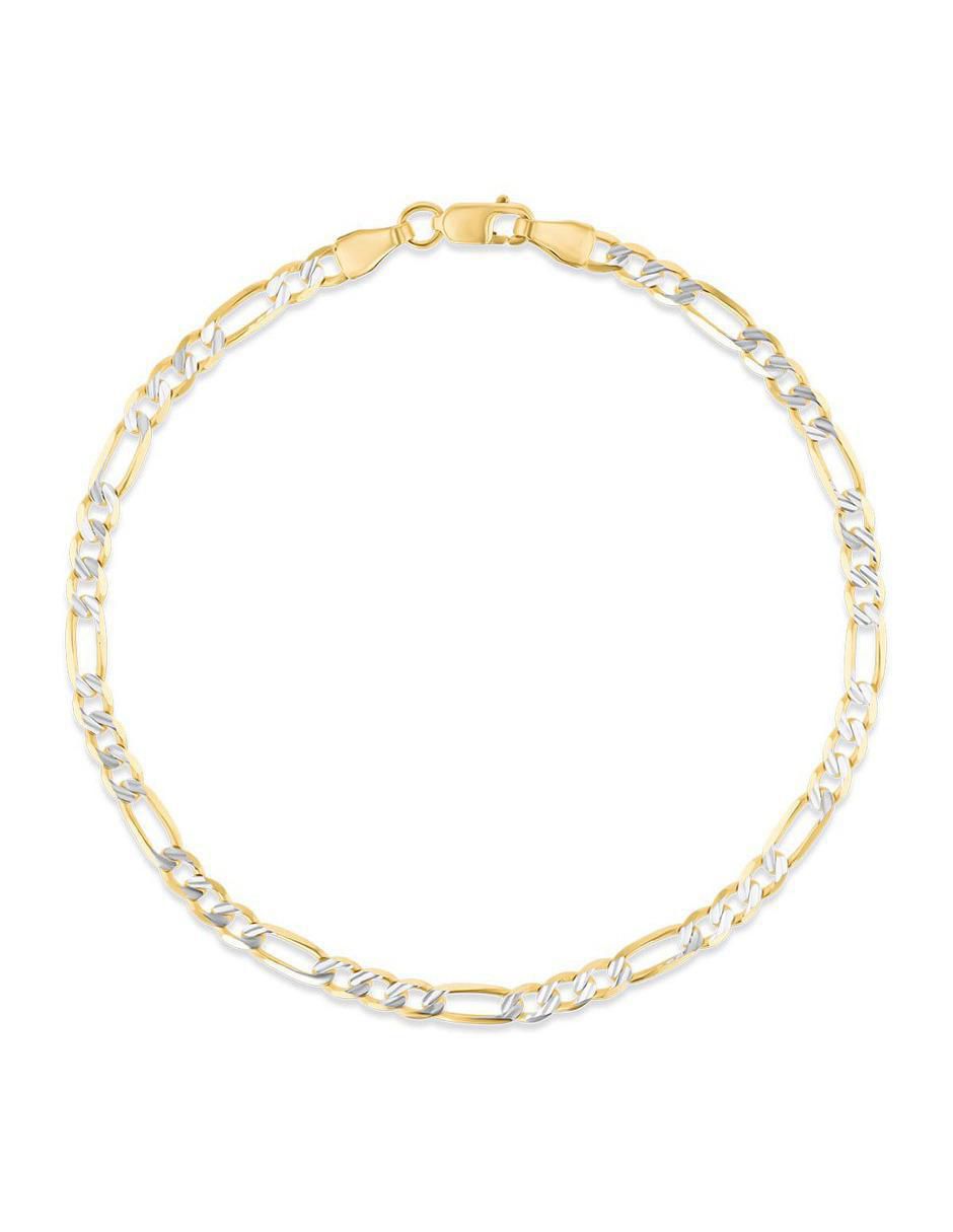 Pulsera de oro amarillo 14 K con acabado brillante Pulsera de oro amarillo 14 K con acabado brillante