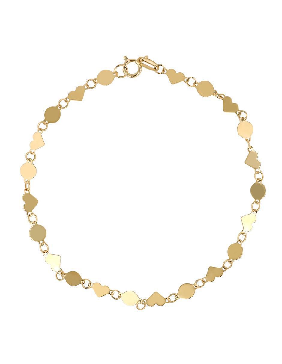 Pulsera Joyerias Bizzarro de oro amarillo 14 K con acabado brillante