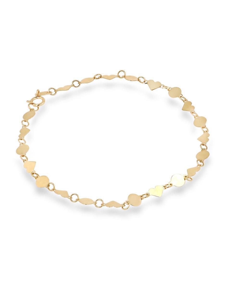 Pulsera Joyerias Bizzarro de oro amarillo 14 K con acabado brillante
